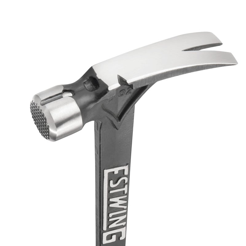 ESTWING Ultra Series Hammer - 15 oz Rip Claw Framing Hammer with Milled Face & Shock Reduction Grip - EB-15SM - Image 3